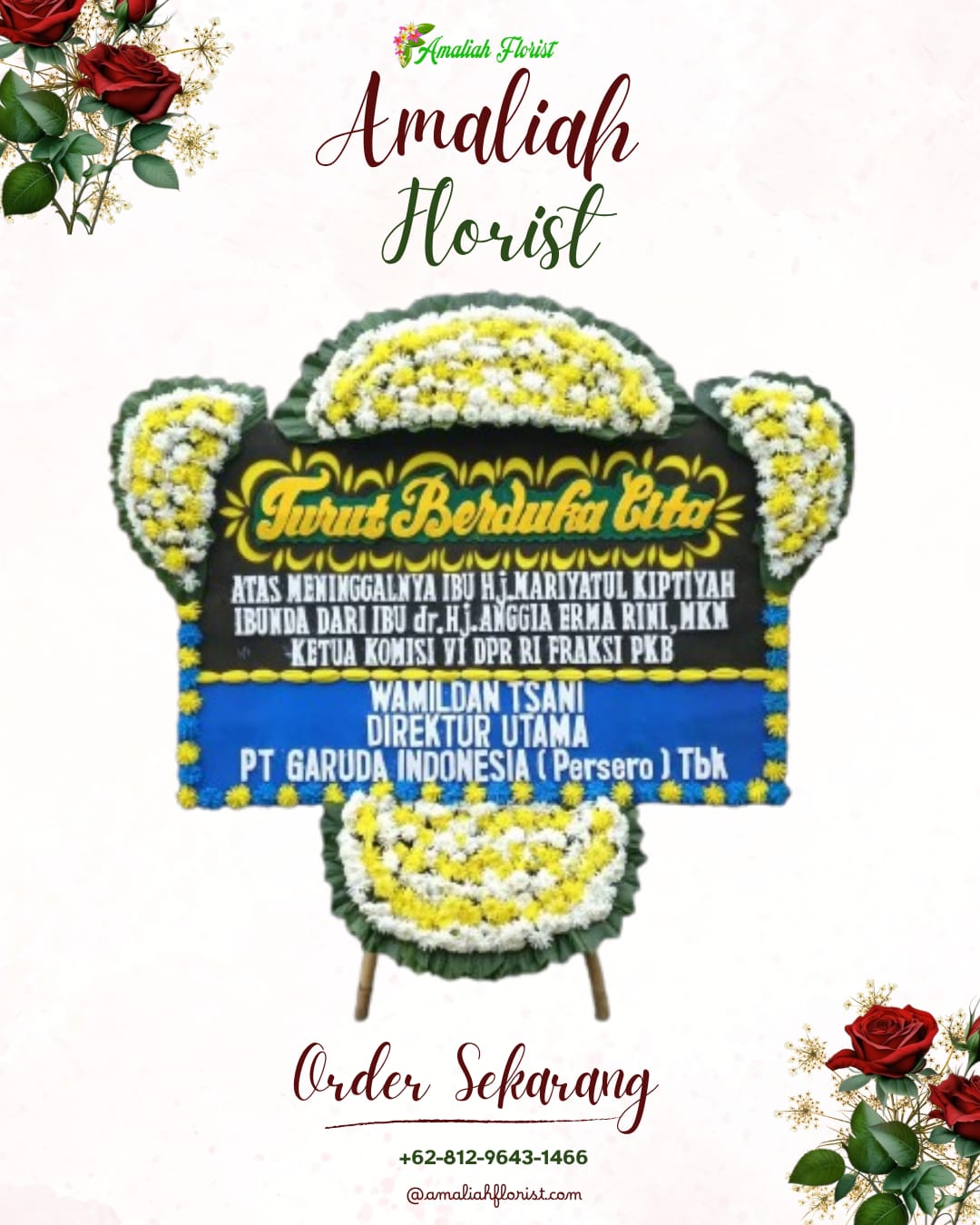 Papan Bunga Duka Gunungsitoli Utara